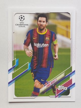 Cromo CARD Messi Barcelona versión japonesa