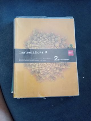 Libro de matemáticas SM 2°bachillerato