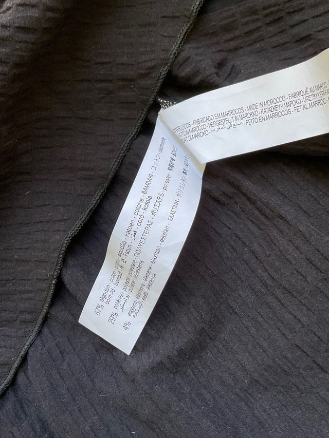 Blusa negra Zara