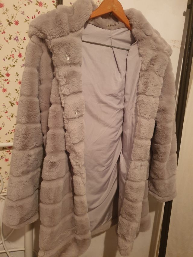 Abrigo de pelito suave