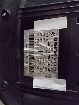 Cuadro cuenta km BMW M3 e92 manual