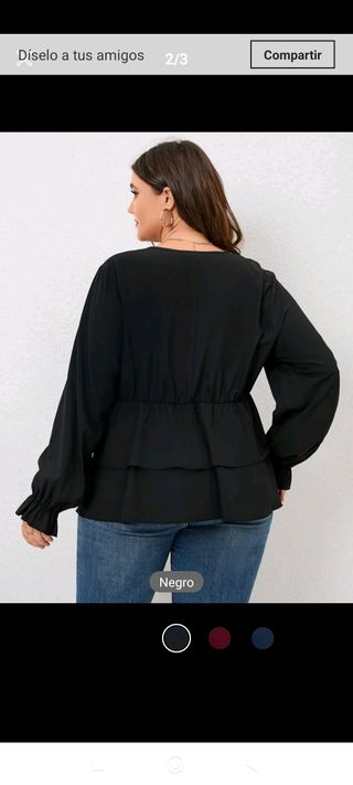 Blusa shein curve