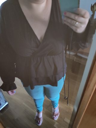 Blusa shein curve