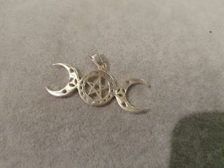 colgante de ágata en plata de ley