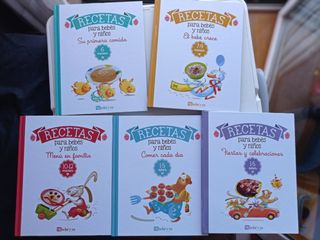 Libros de Recetas para niños de 0-5 años