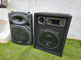 Equipo musica con mesa mezclas