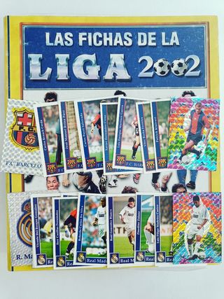 Cromos las fichas de la liga 2002