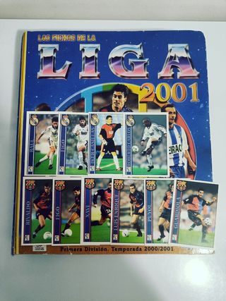 Cromos las fichas de la liga 2001