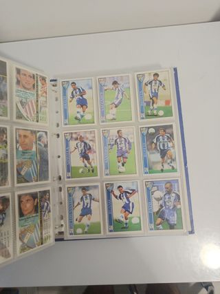 Cromos las fichas de la liga 2001