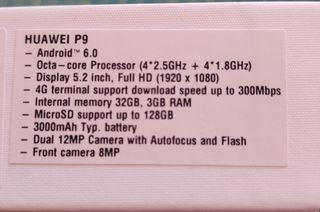 Huawei P9 con cámara Leica