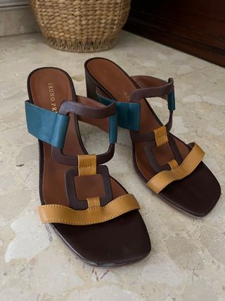 Sandalias tacón ancho Bruno Premi, talla 40