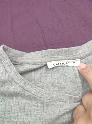 crop top de manga larga