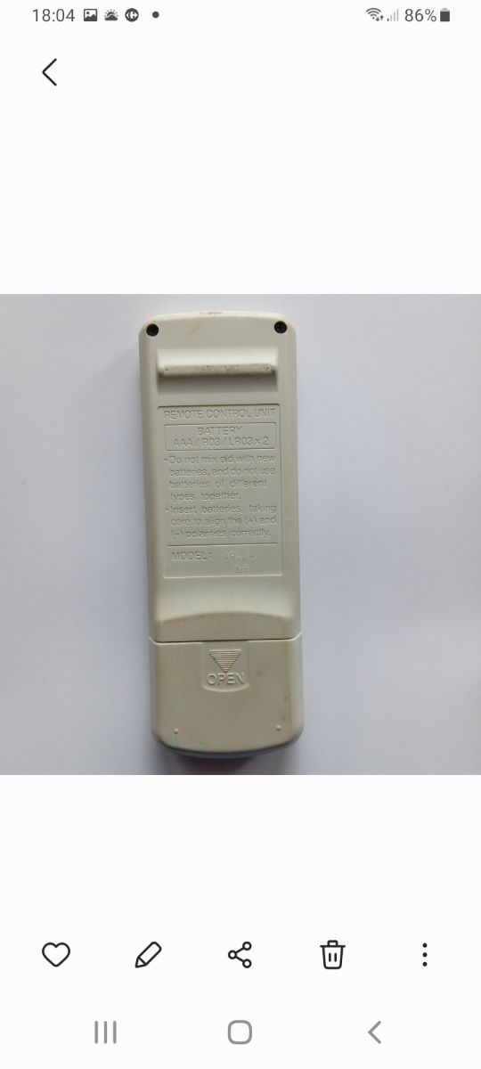 Mando aire acondicionado