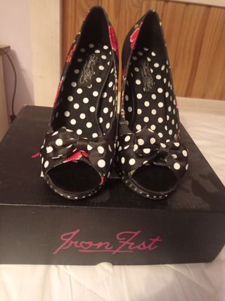 zapatos de tacón pin up