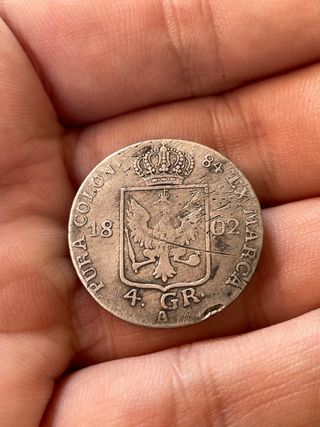 4 groschen, Prusia , 1802