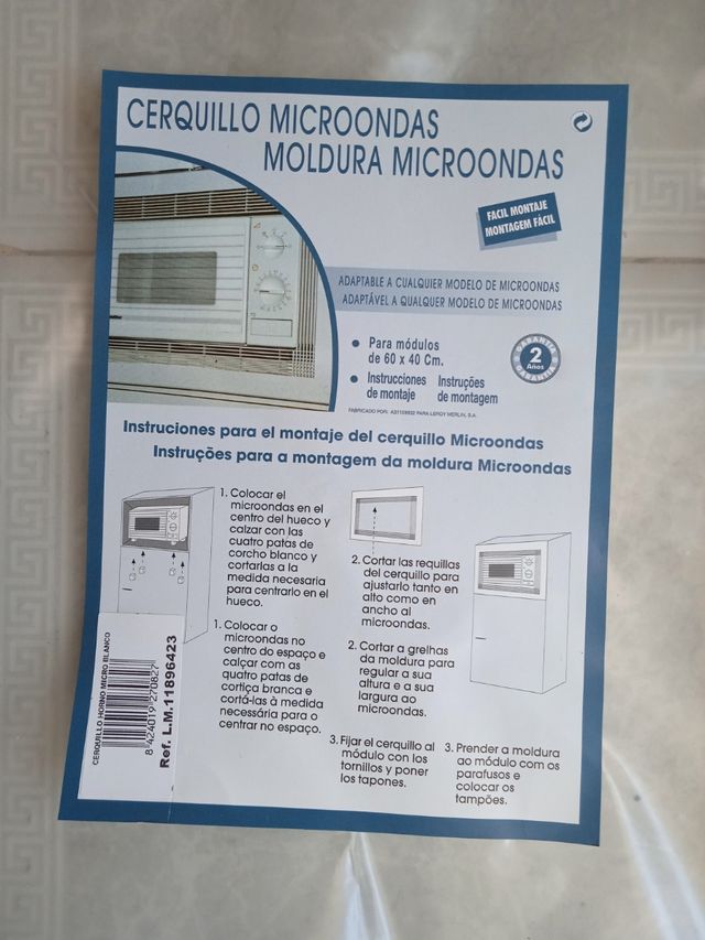 MOLDURA - CERQUILLO MICROONDAS
