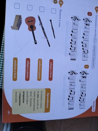 Música  Acordes. Segundo  de primaria