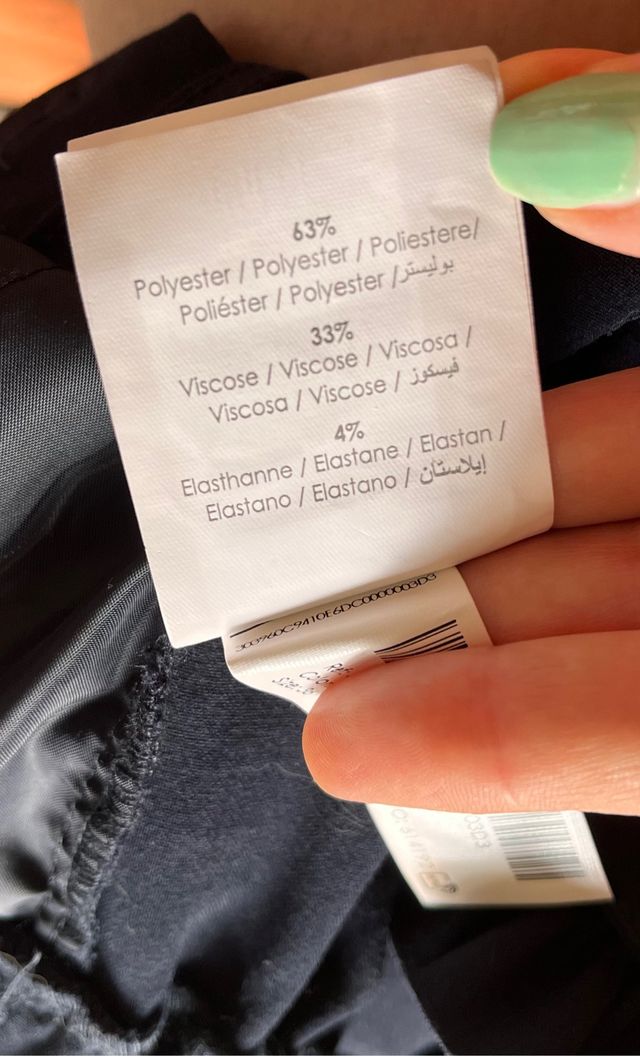 Pantalone elegante blu