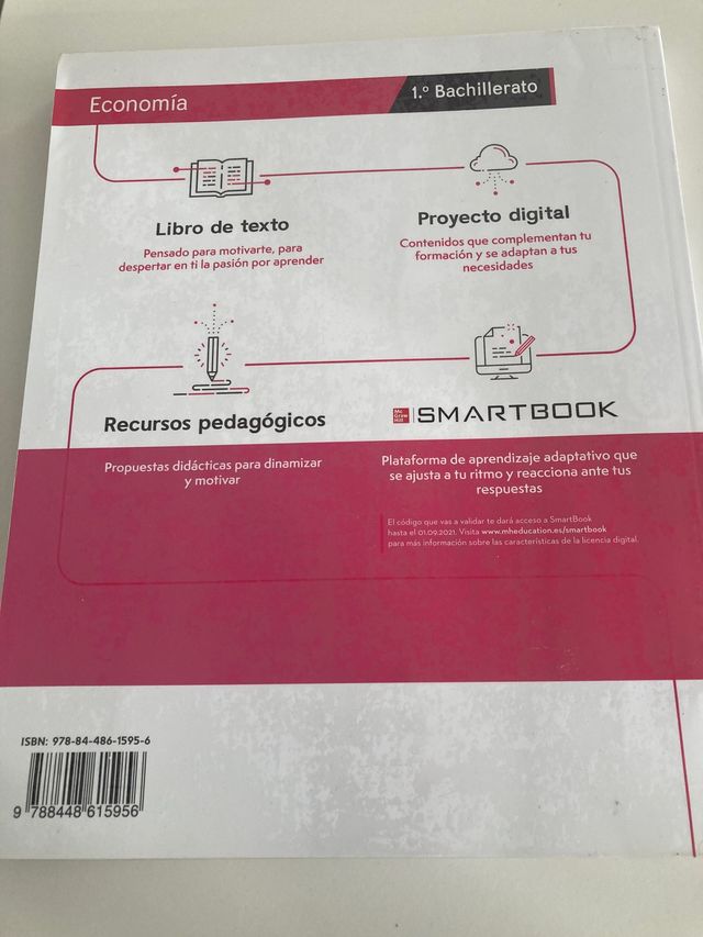 Libro Economía 1 Bachillerato ed Mac Graw Hill