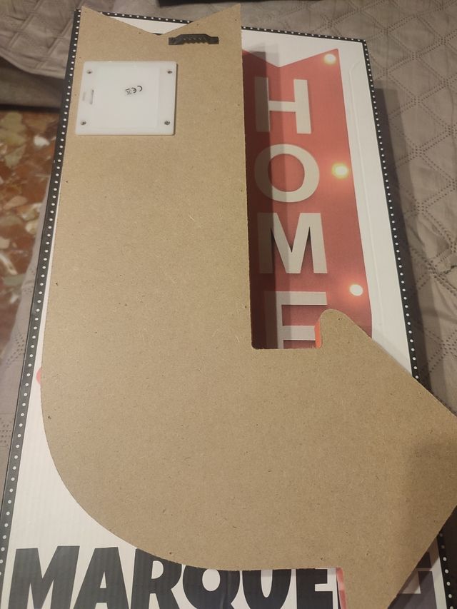 Decoración madera LED