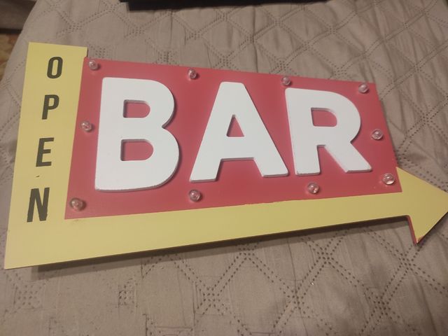 Decoración madera LED