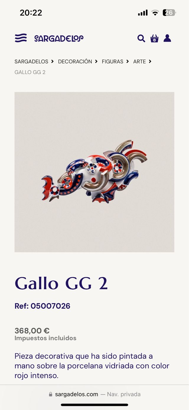 Sargadelos Gallo GG 2