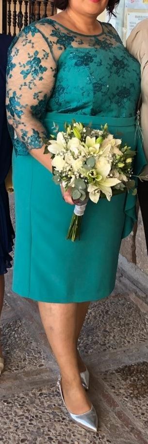 vestido de fiesta verde, Vertice Gala