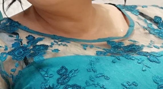 vestido de fiesta verde, Vertice Gala