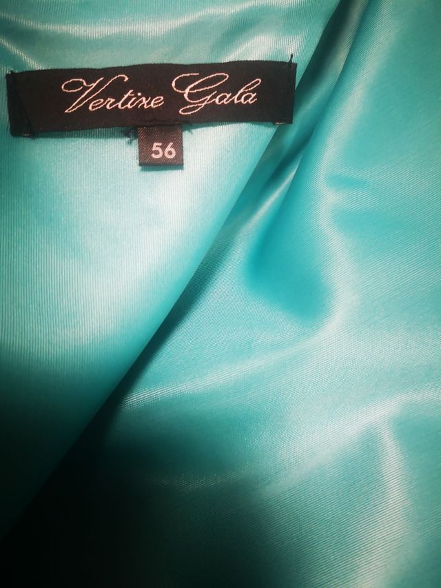 vestido de fiesta verde, Vertice Gala