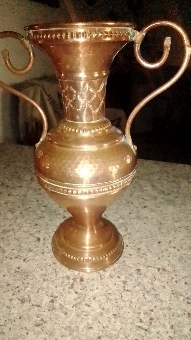 2 Ánforas Cobre Vintaged