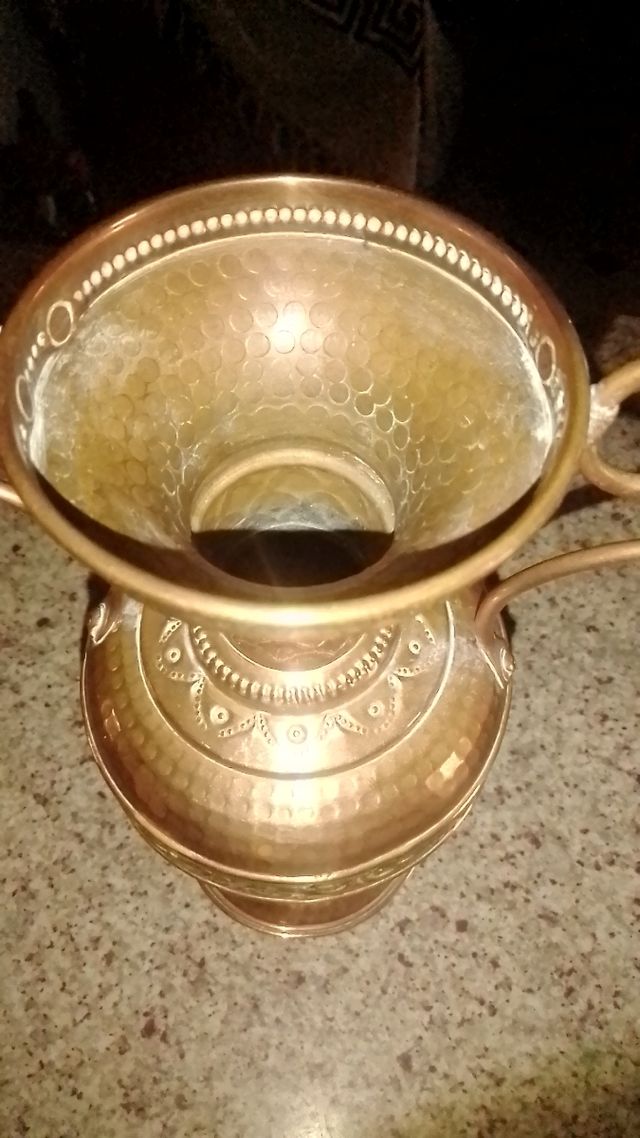 2 Ánforas Cobre Vintaged