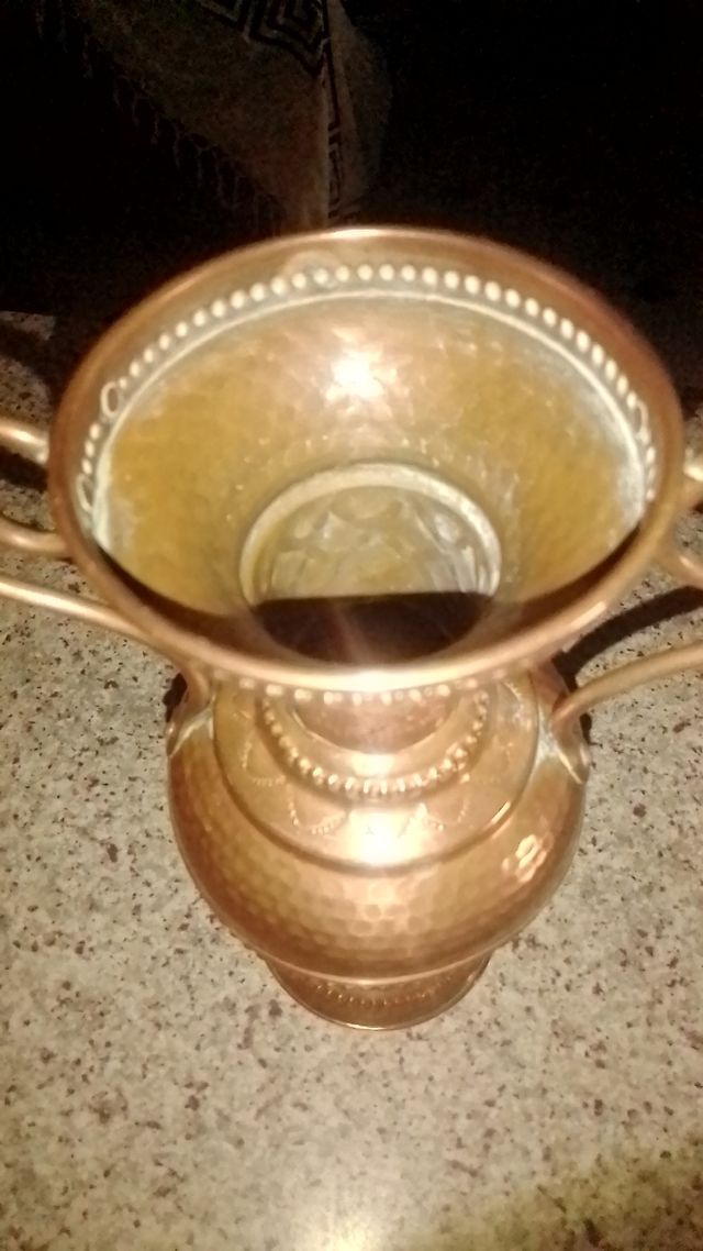 2 Ánforas Cobre Vintaged