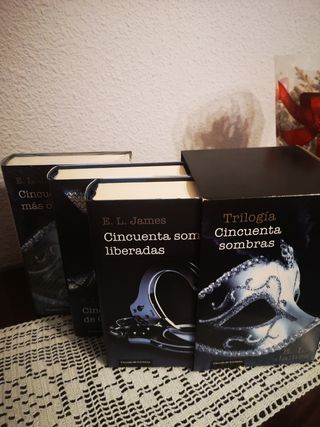 Trilogía cincuenta sombras.