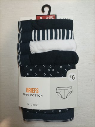 Calzoncillos cortos talla S de 6€