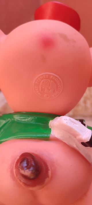 Pupazzo i 3 porcellini Disney ledra vintage