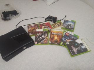 Xbox 360 con Juegos y mando