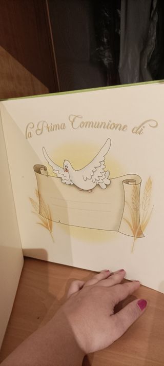 album fotografico per Prima Comunione