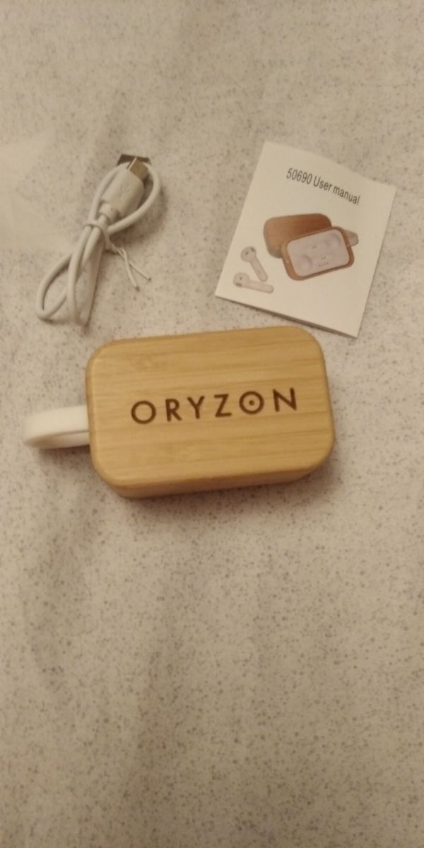 Auriculares Oryzon de Bambú.