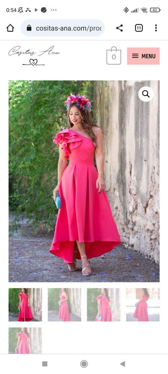 Vestido fuxia NUEVO