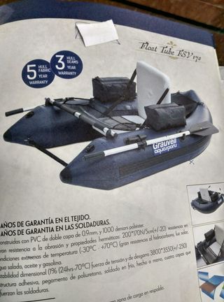 PESCA, PATO DE PESCA- FLOAPTUBE- NUEVO.