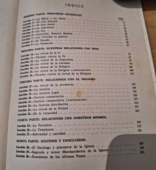 La moral católica libro 5 curso textos Everest