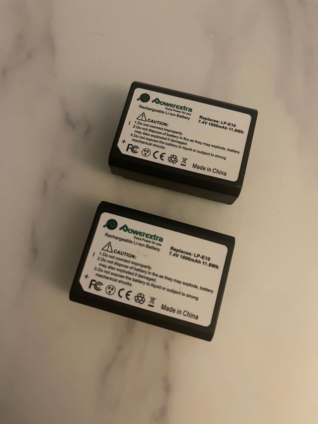 Baterías Cámara Canon