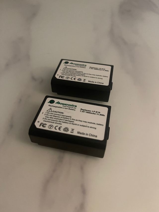 Baterías Cámara Canon