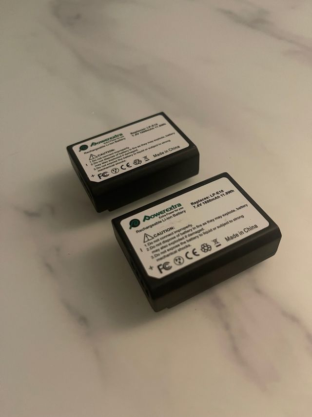 Baterías Cámara Canon