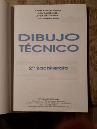 dibujo técnico 2° bachillerato Donostiarra