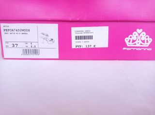 Sandalias Fornarina piel y satén. 37