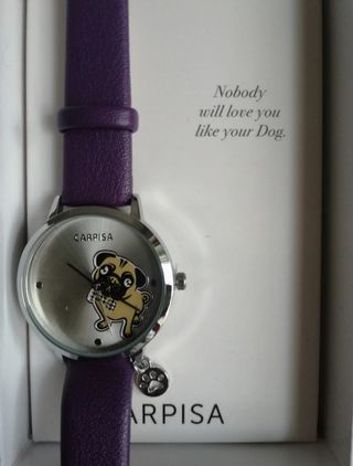 Orologio con cagnolino