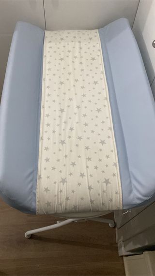 bañera cambiador bebé con asiento