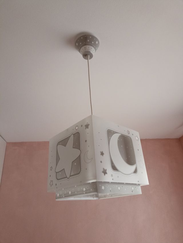 Juego dos Lámparas Luna y Estrellas