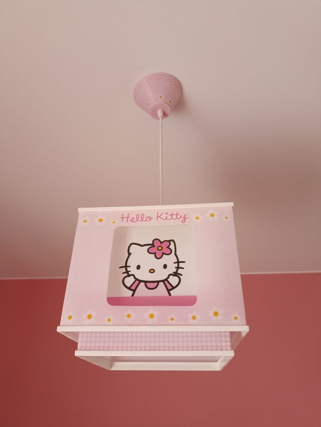 Juego dos Lámparas Hello Kitty
